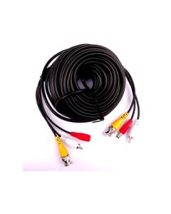 30M Camera to DVR Cable (BNC Plug & DC Plug) to (BNC Plug & DC Socket)