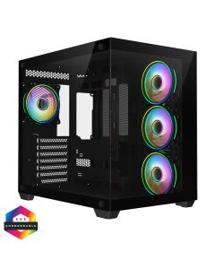 AMD R5 7600X, 16GB, RTX 5060, W11H, Wolf v1.9 Gaming PC