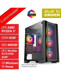 AMD Ryzen 5 4600G, AMD Graphics, Fortnite V2.8 Gaming PC