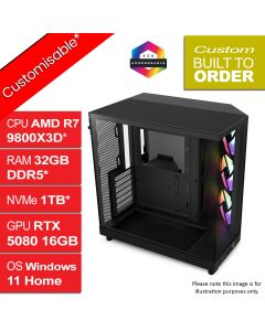 AMD Ryzen 9 7900X RTX 4070 Ti SUPER 5000D Liquid Cooled Gaming PC