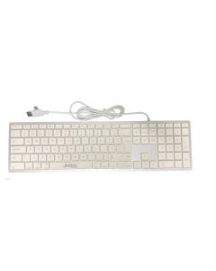 JEDEL APPLE COMPATIBLE FULL SIZE KEYBOARD FOR MAC, SILVER, USB/C - CK-140U
