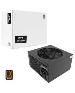 CiT 500W ATV ECO 12cm Fan APFC 80+ Bronze PSU - 500W ATV ECO