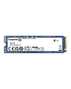 4TB Kingston NV3 M.2 NVMe Gen4 SSD, M.2 2280, R/W 6000/5000MB/s