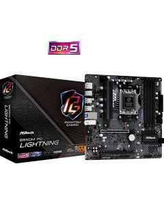 Asrock B650M PG LIGHTNING, AM5, mATX, 4xDDR5, 2.5G LAN, 3xM.2