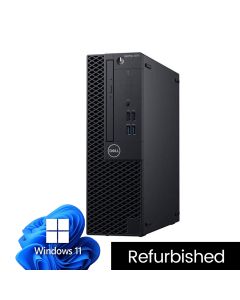 Intel Core i5 8400 8GB 256GB NVMe W11P, Dell 3070 SFF Refurb PC
