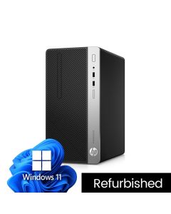 Intel Core i5 8500 8GB 256GB SSD W11P, HP 400 G5 MT Refurb PC