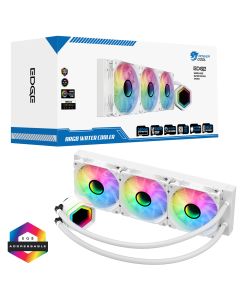 PowerCool Edge White ARGB 360mm AIO WaterCooler Intel/AMD Infinity 