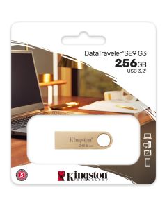 Kingston 256GB DataTraveler SE9 G3 Memory Pen, USB 3.2 Gen1 Type-A