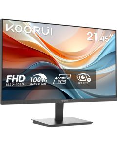 22in FHD 1080P KOORUI Gaming Monitor, 100Hz, 5mS, HDMI/VGA