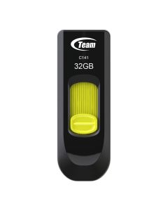 32GB USB 2.0 Team C141 Black/Yellow USB Flash Drive