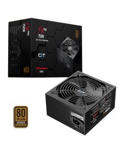 CIT FX Pro Black ATX 3.1 PCIe 5.1 750W 80 Plus Bronze Power Supply