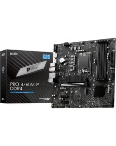MSI PRO B760M-P DDR4, LGA1700, mATX, Motherboard
