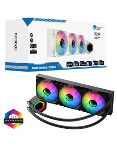PowerCool Edge Black ARGB AIO 360mm Warecooler, Intel/AMD