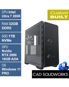 SolidWorks CAD Workstation 1 – Intel Ultra 7 265K, RTX 2000 16GB