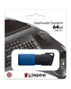 Kingston DataTraveler ExodiaM DTXM/64GB USB Flash Drive USB 3.2