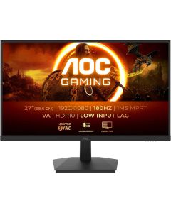 AOC 27G15N, 27" Full HD Gaming Monitor, 180 Hz, 1 ms, Adaptive Sync