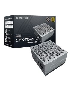 Montech 650W Century II Gold PSU, Fully Modular, 80+ Gold, ATX 3.1, Silver