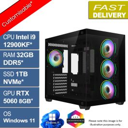 Intel i9 12900KF, 32GB, 1TB, RTX 5060, Predator v2.8 Gaming PC