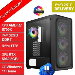 AMD Ryzen 5 5500, RTX 5060 32GB, W11H, Orion v1.5 Gaming PC