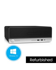 Intel Core i5 7500 8GB 256GB SSD W10P, HP 400 G4 SFF Refurb PC