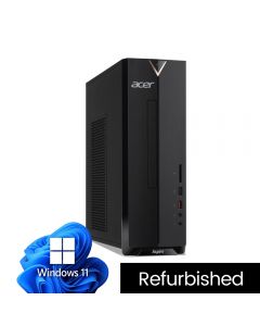 Intel Core i5 8400 8GB 250GB SSD W11H, Acer Aspire SFF Refurb PC