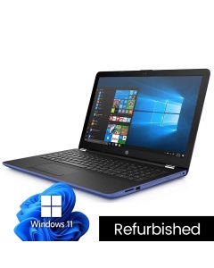 Intel i5 8250U 8GB 240GB W11H 15.6", HP 15-BS, Blue, Refurb Laptop