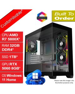 AMD Ryzen 7 5800X 32GB RTX 4060 Mercury v1.5 Gaming PC product image