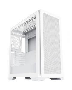 CiT Pro Creator XE Mid-Tower E-ATX PC White Case With Mesh Front