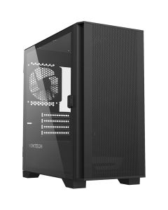 Montech AIR 100 LITE Case, Black, mATX, Glass Side, 2x120mm Fans