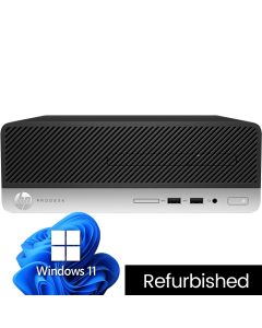 Intel i5 8500 8GB 256GB NVMe W11P, HP Prodesk 400 G5 SFF Refurb PC