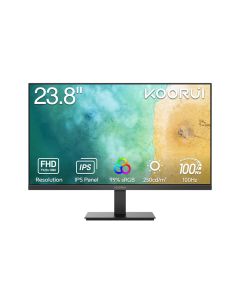 23.8in FHD 1080P KOORUI Gaming Monitor, 100Hz, 5mS, HDMI/VGA