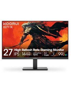 27in KOORUI FHD 1080P Gaming Monitor 144Hz, IPS, 5ms, HDMI/VGA