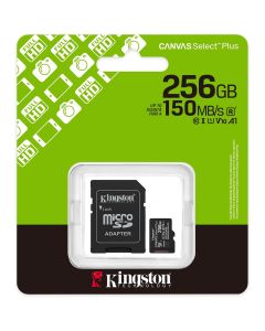 256GB Micro SDXC Kingston Class10 (with SD Adapter), 150MB/s Read